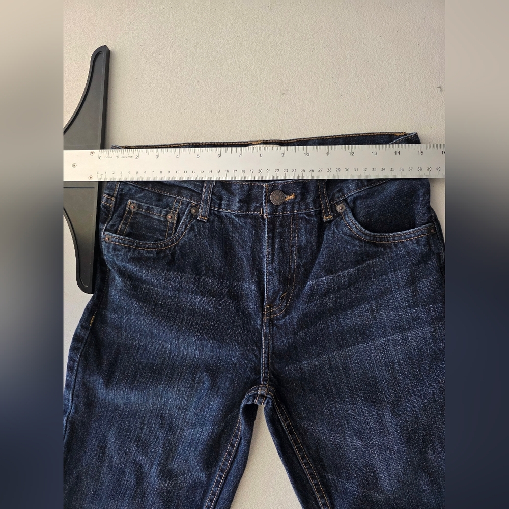 Levi Strauss 514 Straight Leg Denim Dark Indigo Blue Minimalist Core Indie Skate - Picture 10 of 13